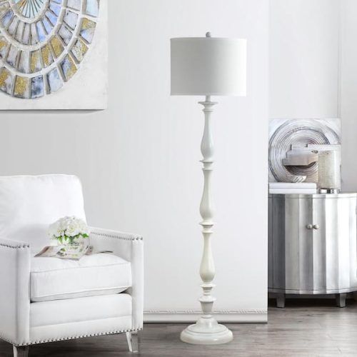White Shade Floor Lamps (Photo 13 of 20)