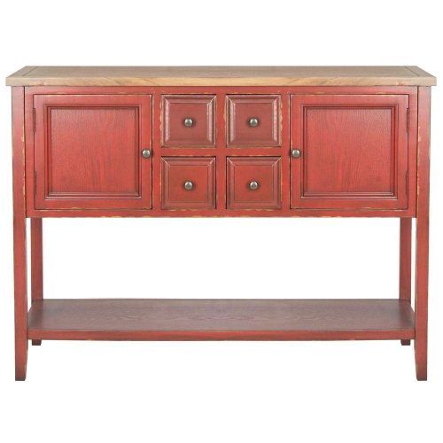 Red Sideboards Buffets (Photo 9 of 20)