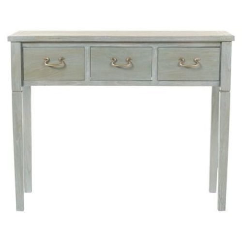 Gray Driftwood Storage Console Tables (Photo 17 of 20)