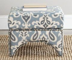 2024 Best of Green Fabric Square Storage Ottomans with Pillows