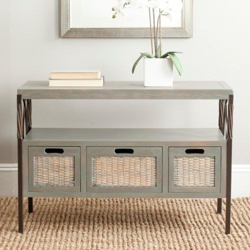 Farmhouse Woven Paths Glass Door Tv Stands (Photo 7 of 20)