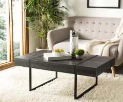 2024 Latest Rectangular Coffee Tables with Pedestal Bases