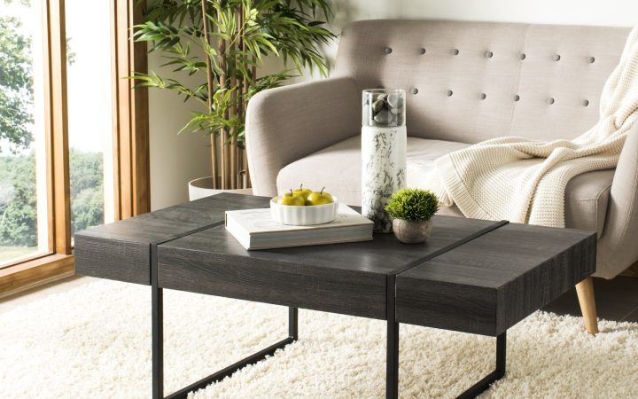 Rectangular Coffee Tables with Pedestal Bases