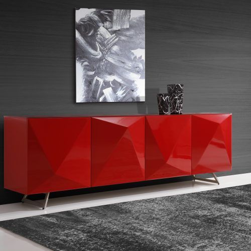 Modern Red Buffets (Photo 1 of 20)