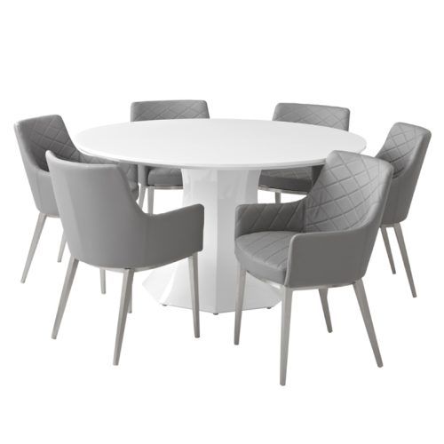 Round White Dining Tables (Photo 14 of 20)