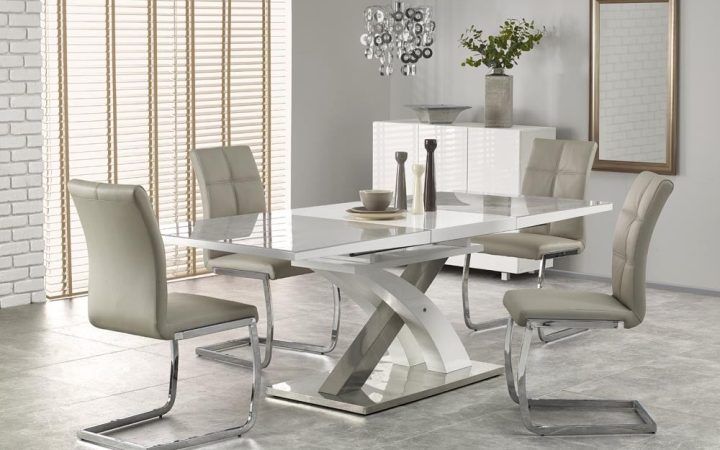 20 Inspirations High Gloss Extendable Dining Tables