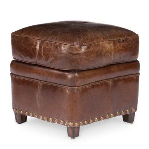 Black Leather Ottomans (Photo 16 of 20)