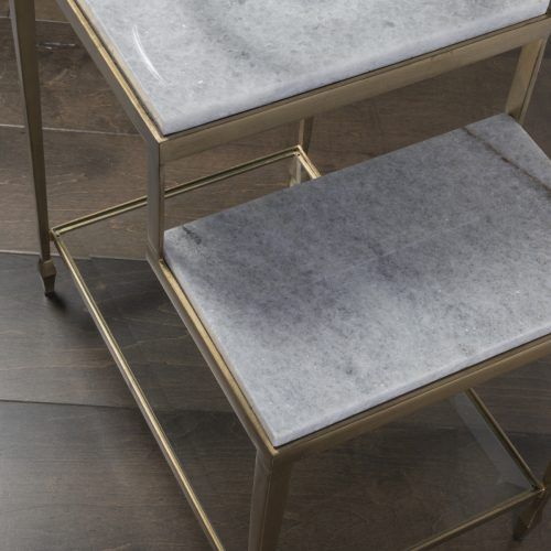 Silver Leaf Rectangle Cocktail Tables (Photo 11 of 20)