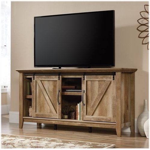 Farmhouse Sliding Barn Door Tv Stands For 70 Inch Flat Screen (Photo 8 of 20)