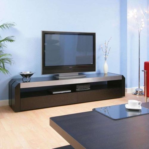 Long Black Tv Stands (Photo 4 of 15)