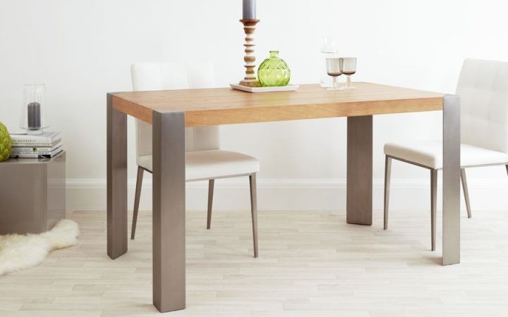  Best 20+ of Brushed Metal Dining Tables