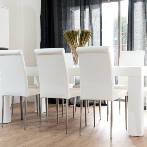 White Dining Sets (Photo 9 of 20)