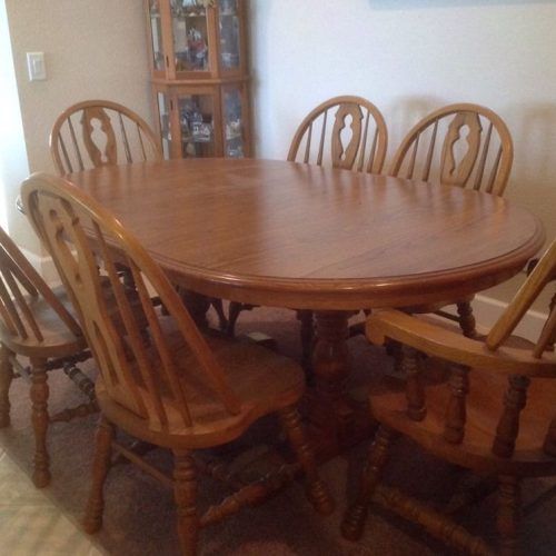 Second Hand Oak Dining Chairs (Photo 1 of 20)