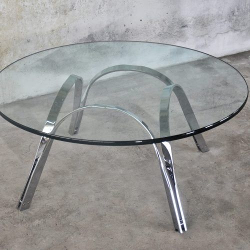 Polished Chrome Round Cocktail Tables (Photo 13 of 20)
