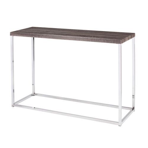 Parsons White Marble Top & Dark Steel Base 48X16 Console Tables (Photo 13 of 20)