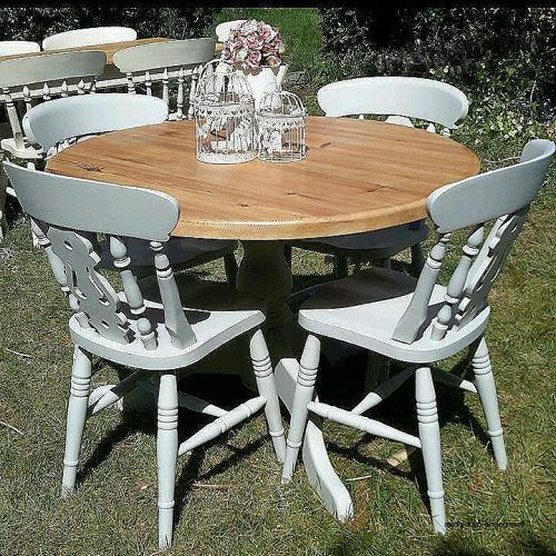 Shabby Chic Cream Dining Tables And Chairs (Photo 18 of 20)