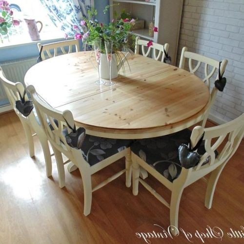 Shabby Chic Cream Dining Tables And Chairs (Photo 6 of 20)
