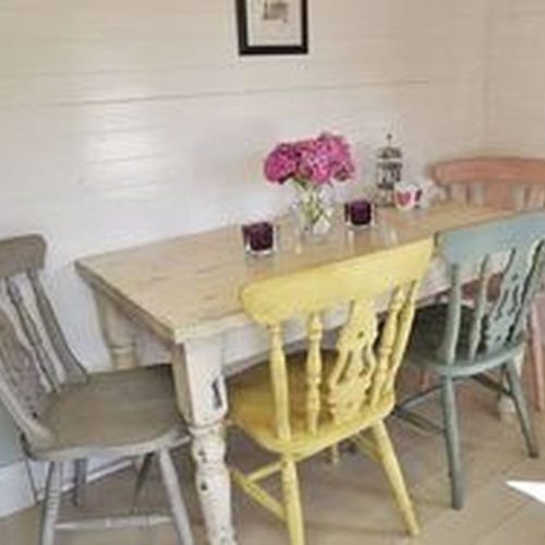 Shabby Chic Cream Dining Tables And Chairs (Photo 10 of 20)