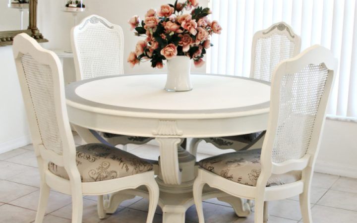 20 Best Collection of Shabby Chic Cream Dining Tables and Chairs