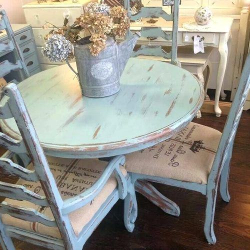 Shabby Chic Dining Chairs (Photo 15 of 20)
