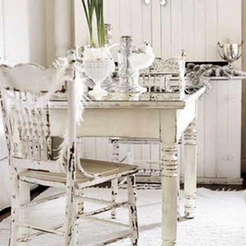 Shabby Chic Dining Chairs (Photo 14 of 20)