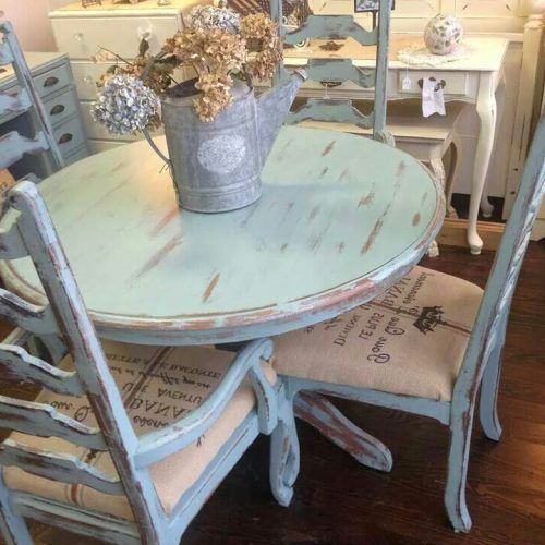 Shabby Chic Dining Sets (Photo 8 of 20)
