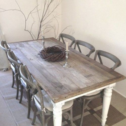 Shabby Dining Tables And Chairs (Photo 1 of 20)