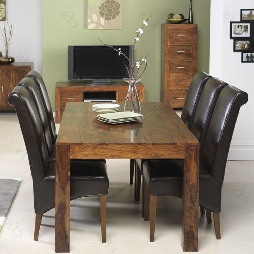 Sheesham Dining Tables And Chairs (Photo 12 of 20)