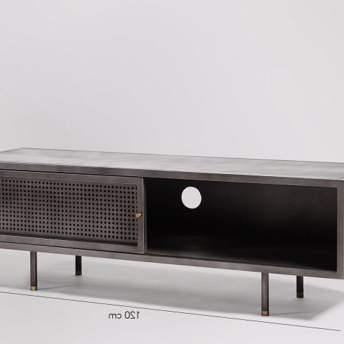 Gunmetal Media Console Tables (Photo 1 of 20)