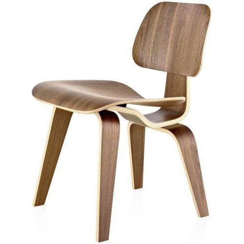 Plywood & Metal Brown Dining Chairs (Photo 4 of 20)