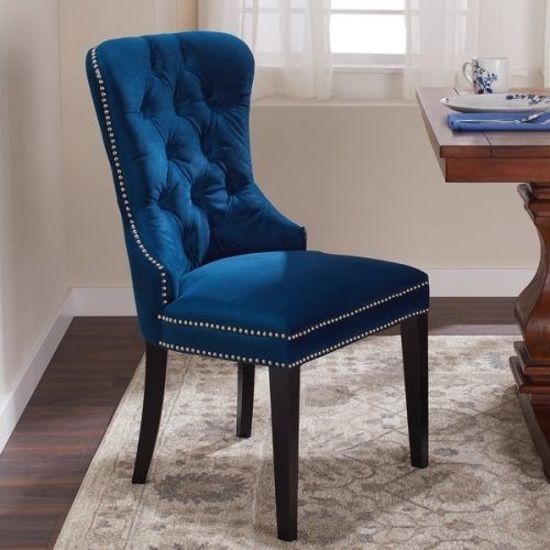 Pilo Blue Side Chairs (Photo 5 of 20)