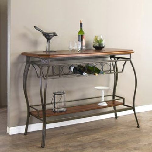 Aged Black Iron Console Tables (Photo 3 of 20)