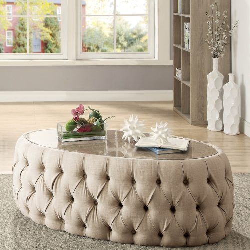 Button Tufted Coffee Tables (Photo 15 of 20)