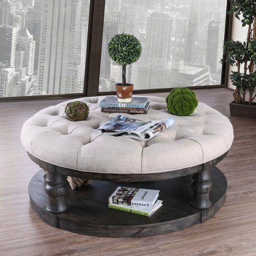 Button Tufted Coffee Tables (Photo 1 of 20)