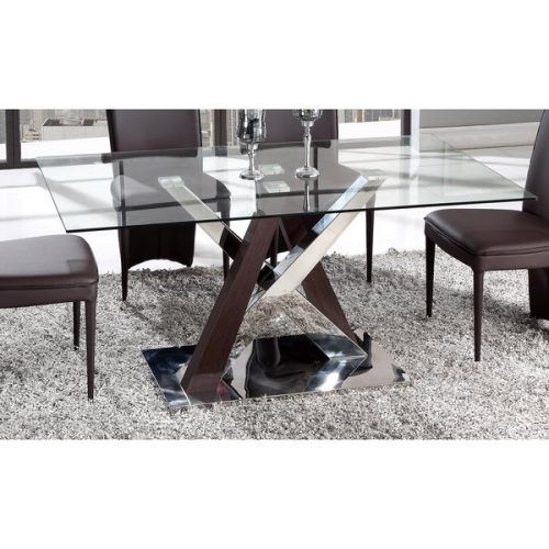 Chrome Glass Dining Tables (Photo 10 of 20)