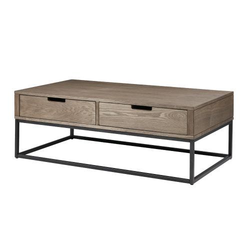 Natural 2-Drawer Shutter Coffee Tables (Photo 13 of 20)