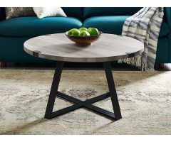 The 15 Best Collection of Gray Wood Black Steel Coffee Tables
