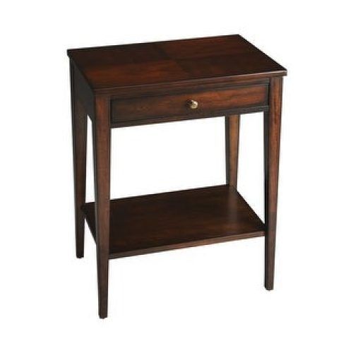 Heartwood Cherry Wood Console Tables (Photo 9 of 20)