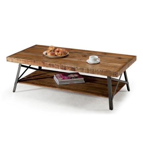 Reclaimed Pine & Iron Coffee Tables (Photo 13 of 20)