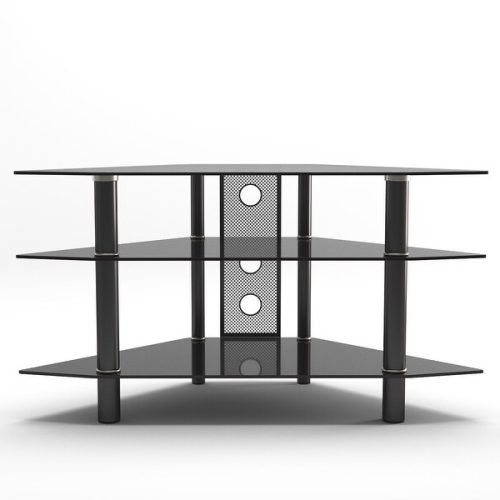 Modern Black Tv Stands On Wheels (Photo 5 of 20)