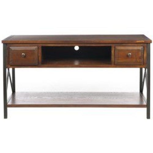 Walnut And Gold Rectangular Console Tables (Photo 16 of 20)