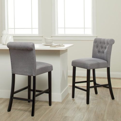 Laurent 7 Piece Counter Sets With Upholstered Counterstools (Photo 1 of 20)