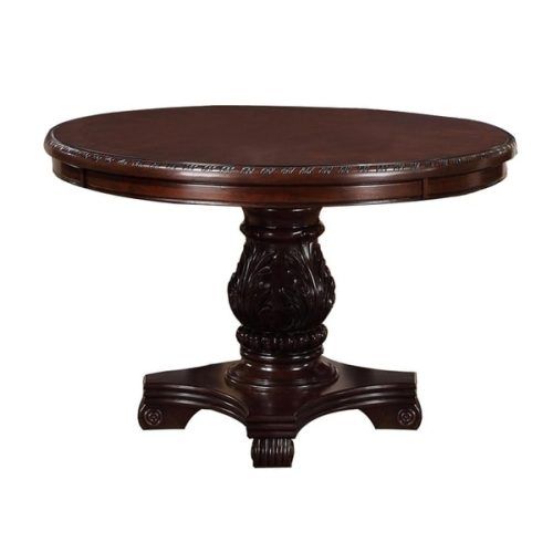 Dark Brown Round Dining Tables (Photo 20 of 20)