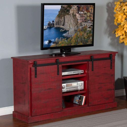 Rustic Red Tv Stands (Photo 3 of 20)