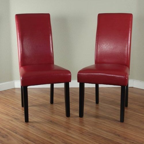 Red Dining Chairs (Photo 11 of 20)