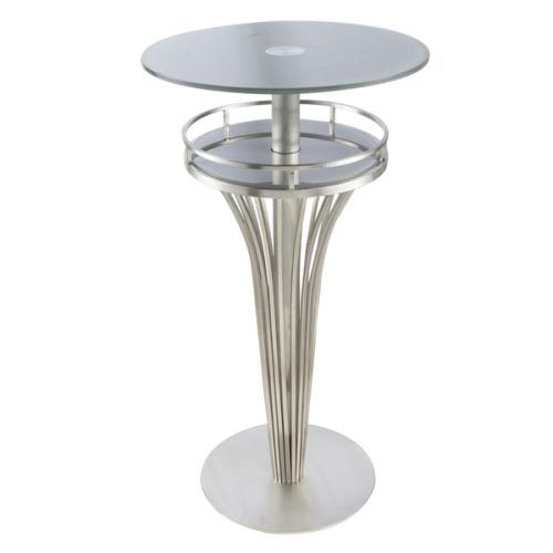 Glass And Stainless Steel Cocktail Tables (Photo 6 of 20)