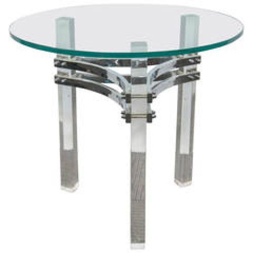 Silver And Acrylic Console Tables (Photo 14 of 20)