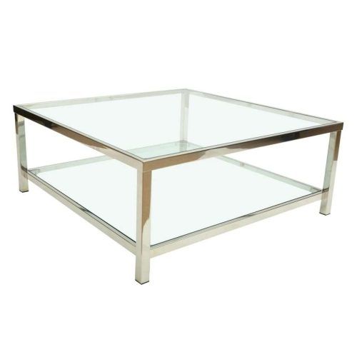 Chrome Glass Coffee Tables (Photo 8 of 20)