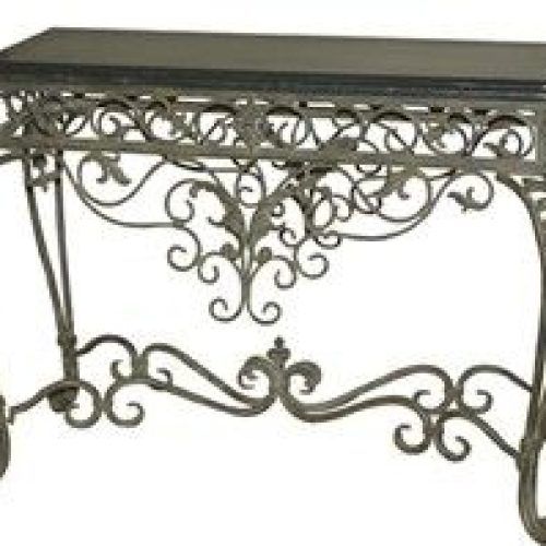 Wrought Iron Console Tables (Photo 5 of 20)