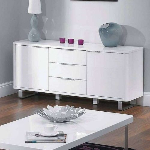 White High Gloss Sideboards (Photo 8 of 20)